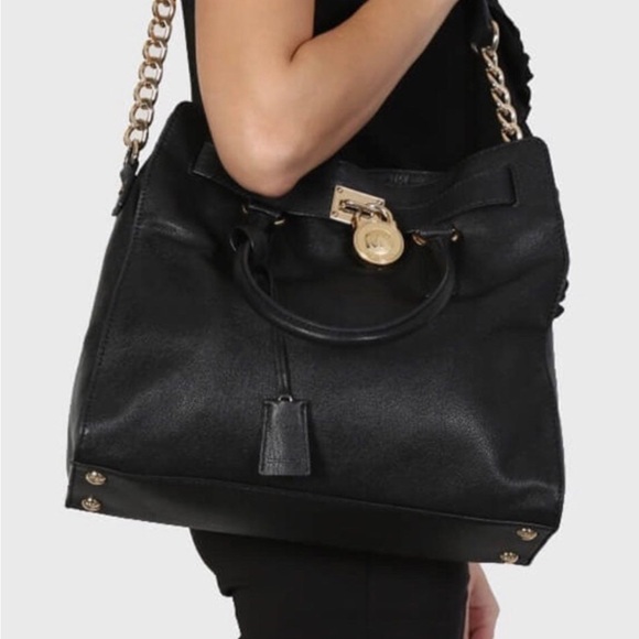 Michael Kors Hamilton Large North South Black Tote - Excellent Condition - Picture 3 of 16